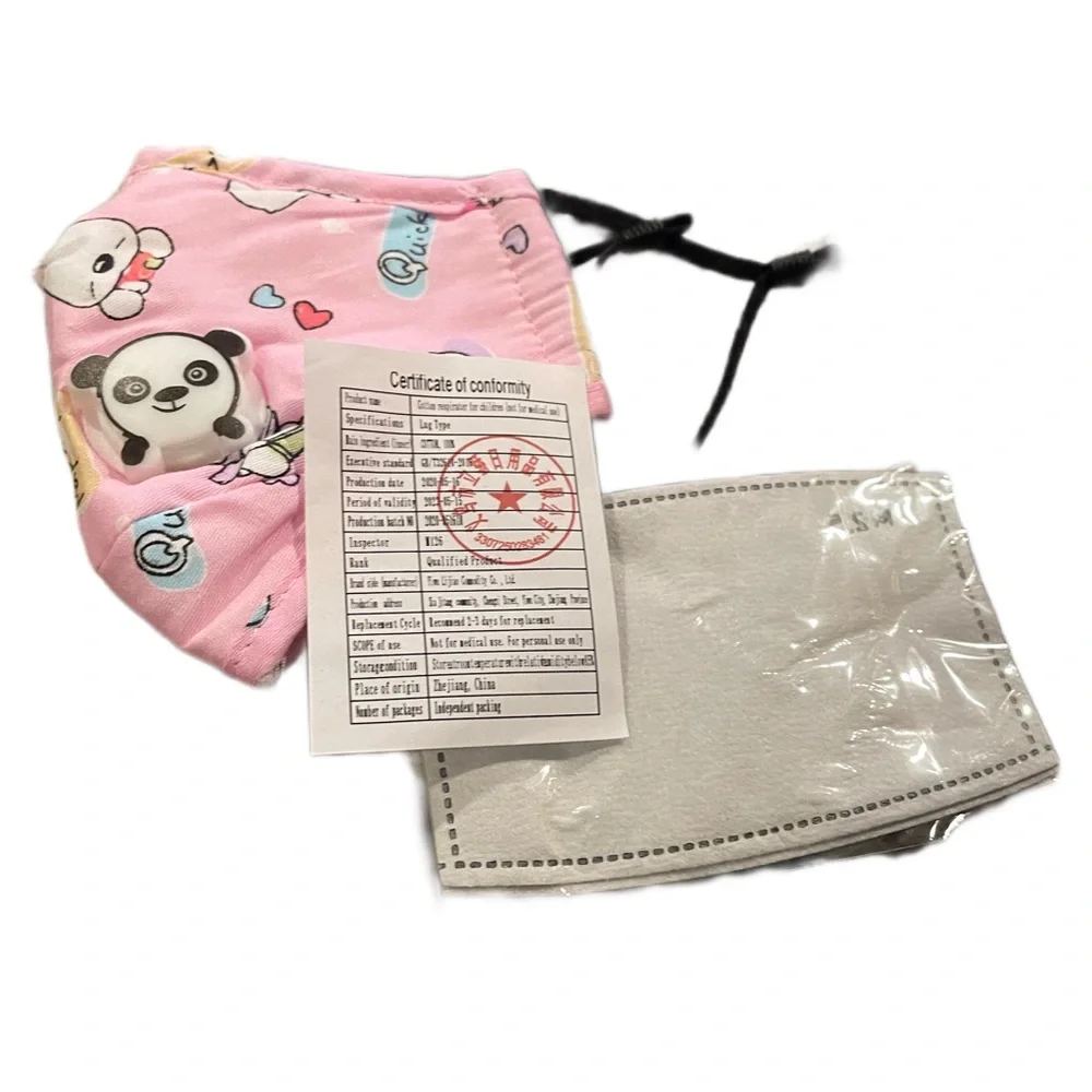 Child’s Face Mask with Filter